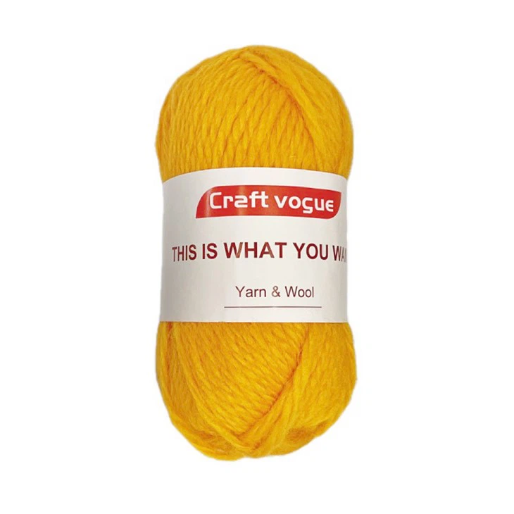Yellow Super Chunky gyapjú fonal